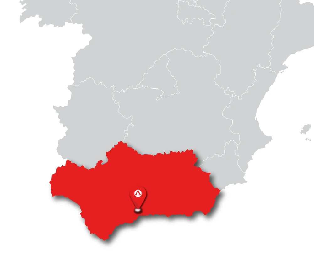 mapa andalucia