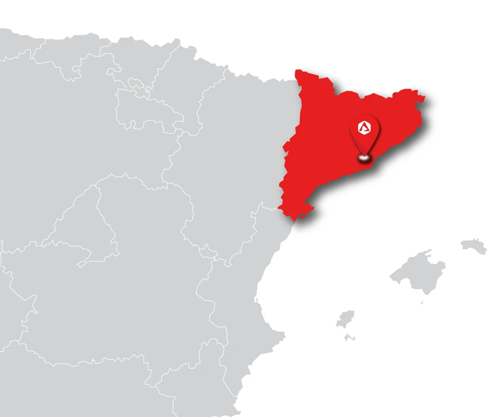 mapa cataluña
